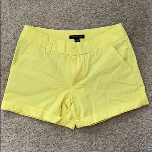 Tommy Hilfiger Size 00 Shorts- Yellow